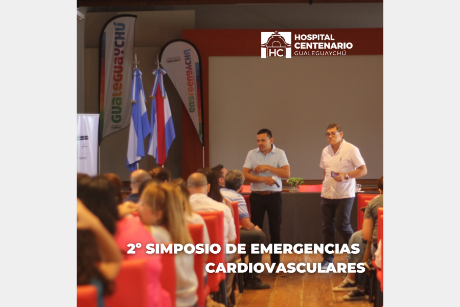 Con una gran concurrencia, se realizó el 2º Simposio de Emergencias Cardiovasculares de la ciudad